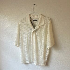 Chic Cream Lace Top